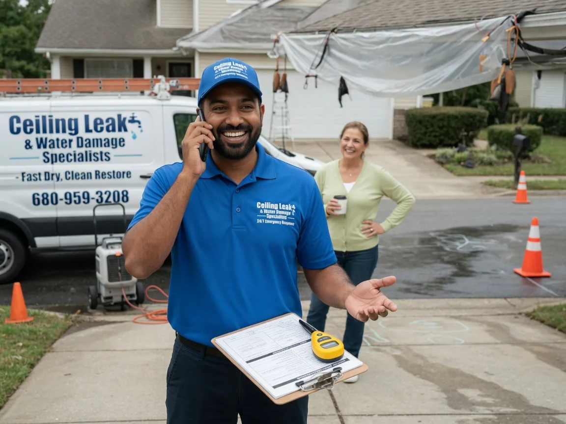 Ceiling Leak Cleanup Plymouth, UT FAQs